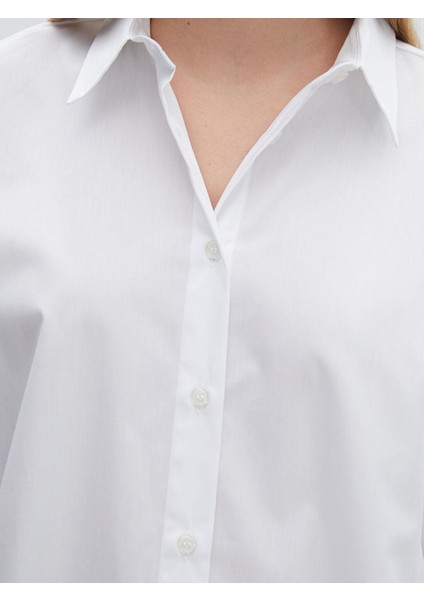 Lcw Vision Oversize Poplin Kadın Gömlek modelleri