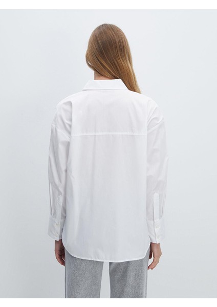 Lcw Vision Oversize Poplin Kadın Gömlek fırsatları