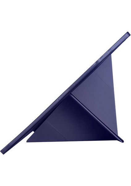 Samsung Galaxy Tab S10 Ultra Kılıf Zore Tri Folding Kalem Bölmeli Standlı Kılıf + Nano Ekran Koruyucu