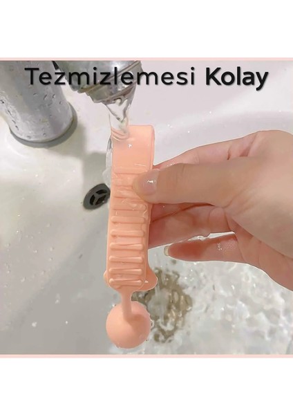 Klozet Kapağı Hijyen Aparatı, Klozet Kapak Tutacağı - 1 Adet Pembe