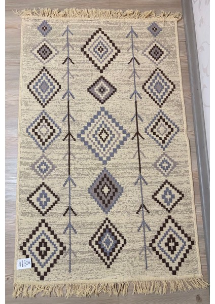 Kilim 80*125CM Çift Taraflı Saçaklı Uşak Yöre Yıkanabilir