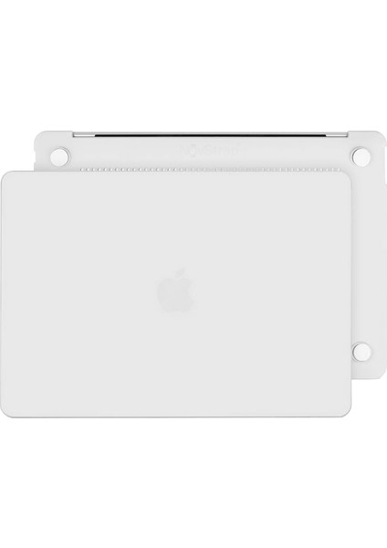 Apple MacBook Air M2 M3 Çip A2681 A3113 13.6 inç Uyumlu Kılıf Sert Rubber Mat Buzlu Kapak