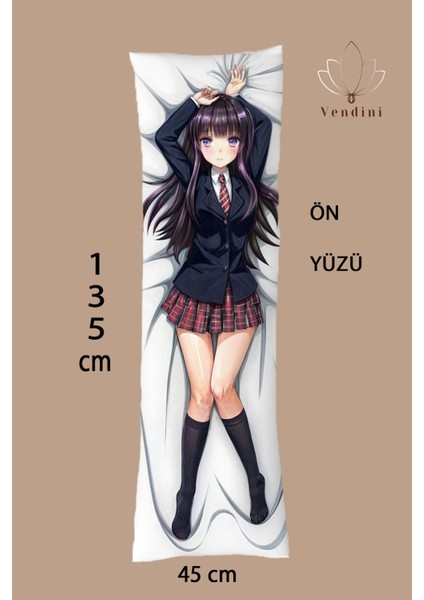 Çift Yön Baskılı Fantastik Anime Dakimakura Sarılma Yastık Kılıfı