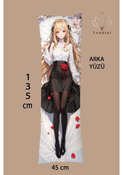 Çift Yön Baskılı Fantastik Anime Dakimakura Sarılma Yastık Kılıfı