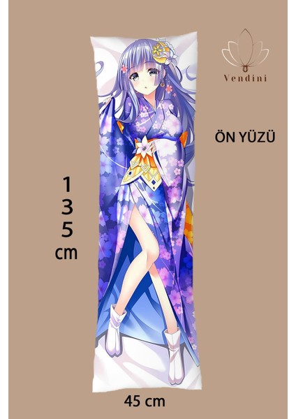 Çift Yön Baskılı Fantastik Anime Dakimakura Sarılma Yastık Kılıfı