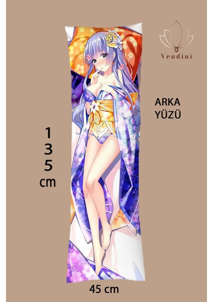 Çift Yön Baskılı Fantastik Anime Dakimakura Sarılma Yastık Kılıfı