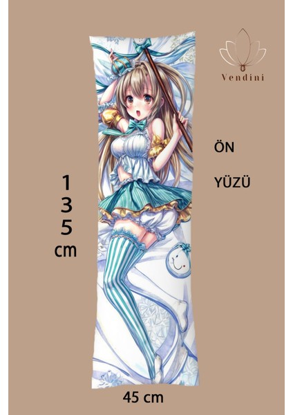 Çift Yön Baskılı Fantastik Anime Dakimakura Sarılma Yastık Kılıfı