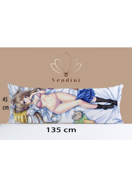 Çift Yön Baskılı Fantastik Anime Dakimakura Sarılma Yastık Kılıfı