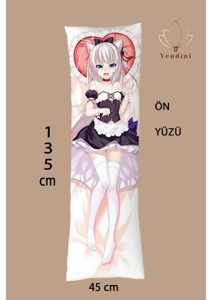 Çift Yön Baskılı Fantastik Anime Dakimakura Sarılma Yastık Kılıfı