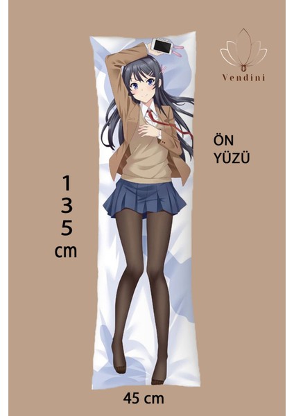 Çift Yön Baskılı Fantastik Anime Dakimakura Sarılma Yastık Kılıfı