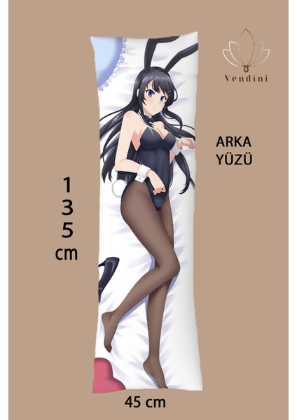 Çift Yön Baskılı Fantastik Anime Dakimakura Sarılma Yastık Kılıfı