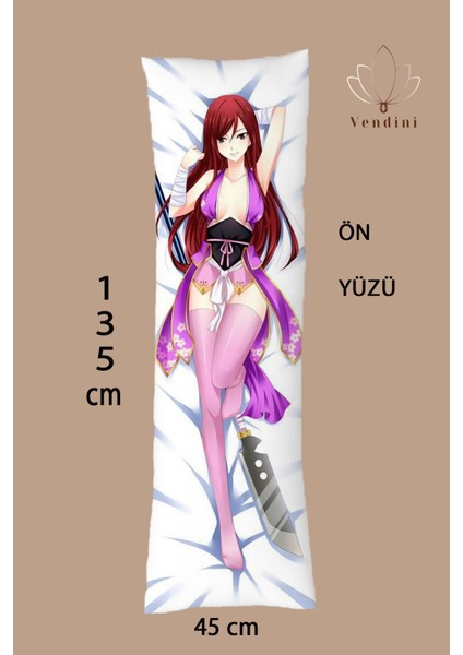 Çift Yön Baskılı Fantastik Anime Dakimakura Sarılma Yastık Kılıfı