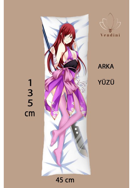 Çift Yön Baskılı Fantastik Anime Dakimakura Sarılma Yastık Kılıfı