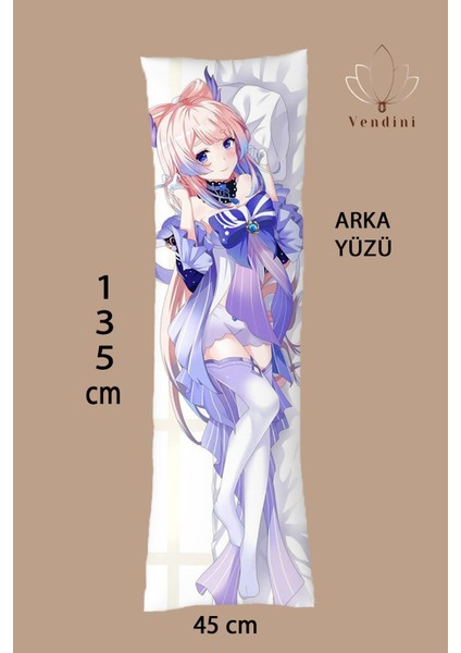 Çift Yön Baskılı Fantastik Anime Dakimakura Sarılma Yastık Kılıfı