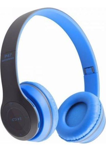 P47 Wireless Kablosuz Bluetooth Kulaklık Mp3 Güçlü Bass