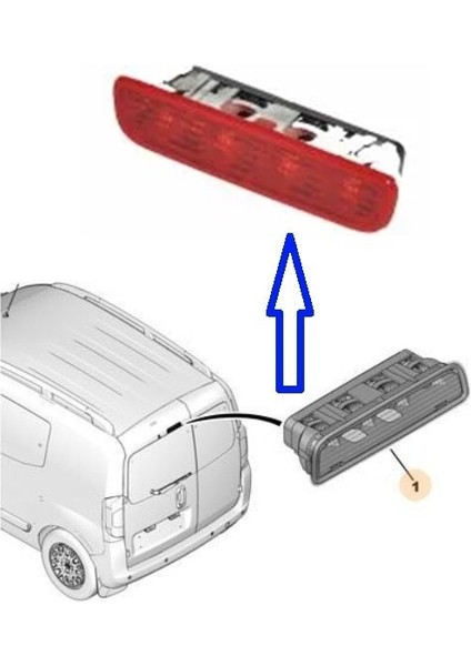 Arka Bagaj Stop 3.stop Peugeot Bipper Cıtroen Nemo Fıat Fiorino