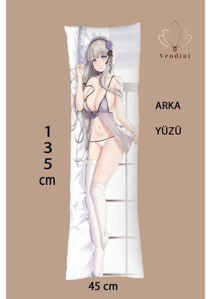 Çift Yön Baskılı Fantastik Anime Dakimakura Sarılma Yastık Kılıfı