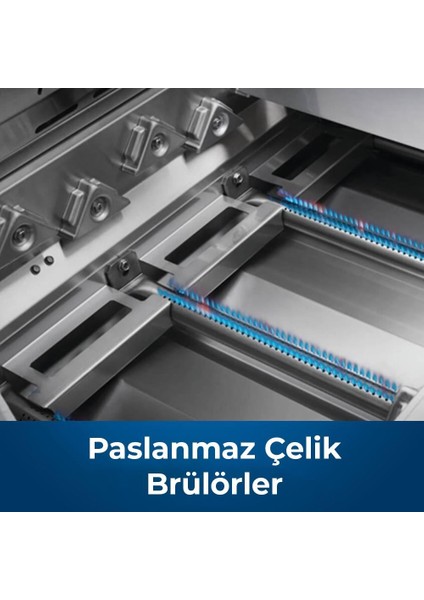 Built-In Lex 605 Rbı Tezgah Üstü Gazlı Mangal