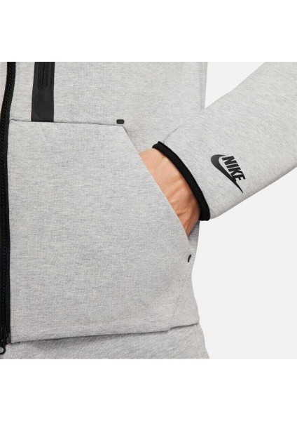 Tech Fleece N98 Og 10 Years Erkek Slim Fit Gri Fermuarlı Sweatshirt FD0738-063 modelleri