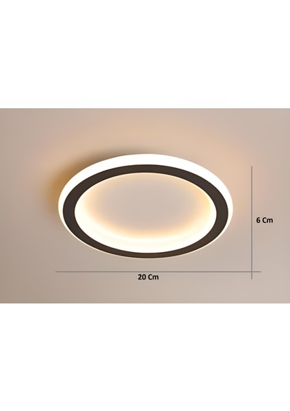 LED Lıghtıng Minel Dekor Daire 20CM Plafonyer A++ Ledli Modern Avize Koridor Hol Aydınlatma fiyatları
