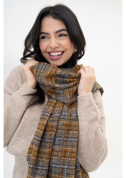 Renk Geçişli Kaşmir %100 Viscose Somon-Gri Şal fırsatları