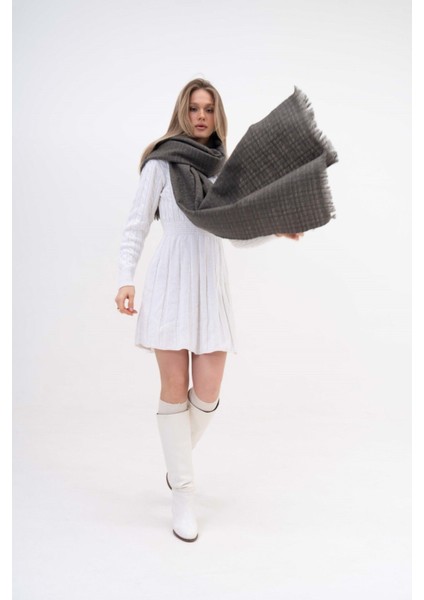 Tek Renk Düz Kaşmir %100 Viscose Vizon Şal