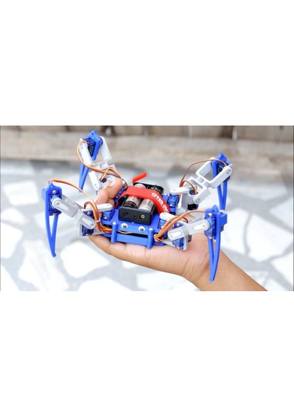 Arduino Örümcek Robot Projesi Plastik Set