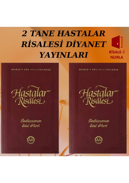 2 Adet Hastalar Risalesi (Diyanet Yayınları)