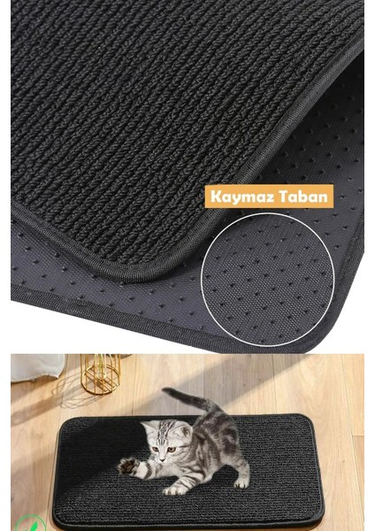 Kedi Tırmalama Tırnak Bakım Halısı ve Tırmalama Matı Kedi Matı 30 x 50 cm