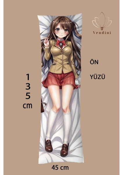 Çift Yön Baskılı Fantastik Anime Dakimakura Sarılma Yastık Kılıfı