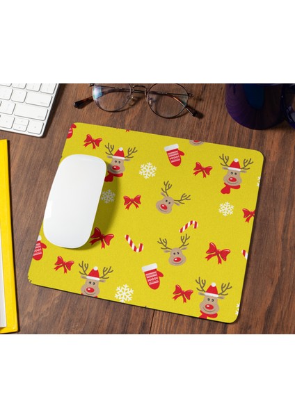 Yılbaşı Temalı Baskılı Hediyelik Dikdörtgen Mousepad fiyatları