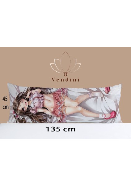 Çift Yön Baskılı Fantastik Anime Dakimakura Sarılma Yastık Kılıfı