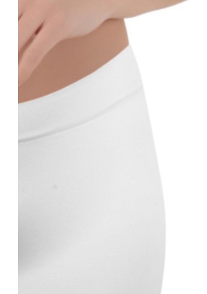 Mikro Fiber Kadın Uzun Boxer 3'lü Özel Paket - Siyah, Beyaz, Ten | S/m, L/xl
