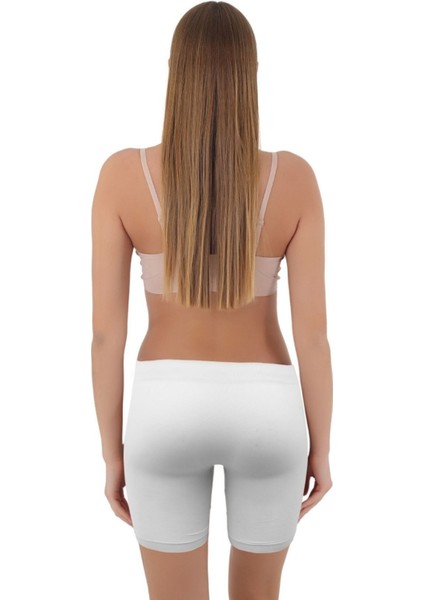 Mikro Fiber Kadın Uzun Boxer 3'lü Özel Paket - Siyah, Beyaz, Ten | S/m, L/xl modelleri
