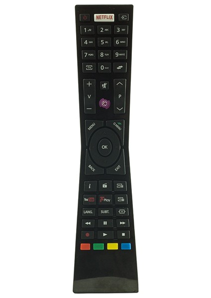 Vestel RC0319 LCD Netflix ve Youtube Tuşlu LCD Kumanda LCD17382