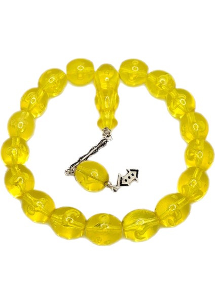 Sarı 17 Li Maskot Tesbih