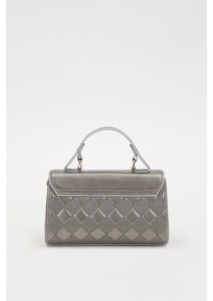 Gümüş Dama Desen Omuz Çantası indirimleri