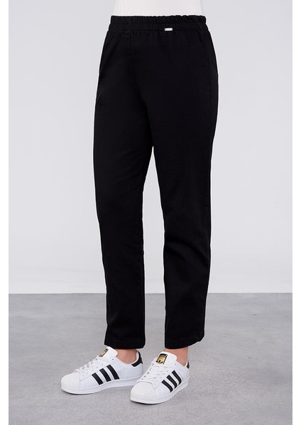 Siyah Beli Büzgülü Jean Pantolon fiyatları