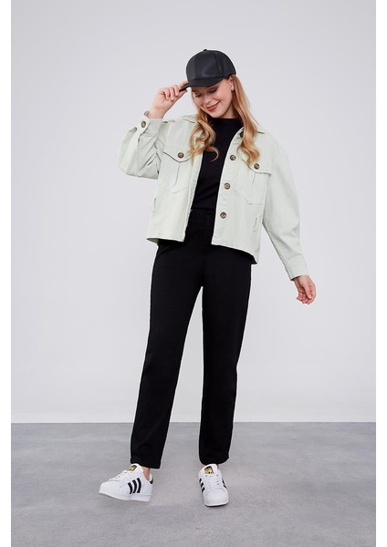 Siyah Beli Büzgülü Jean Pantolon indirimleri