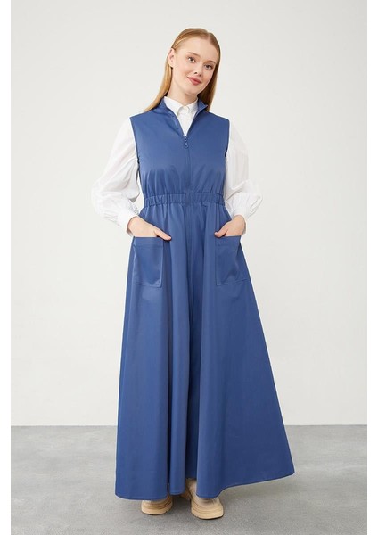 İndigo Sıfır Kol Fermuar Kapamalı Jile fiyatları