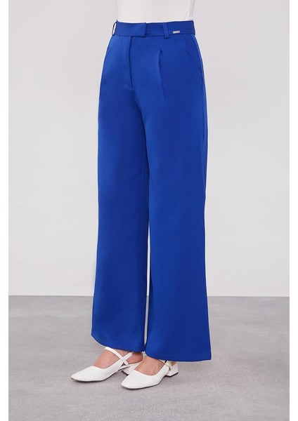 Saks Gizli Düğmeli Kumaş Pantolon