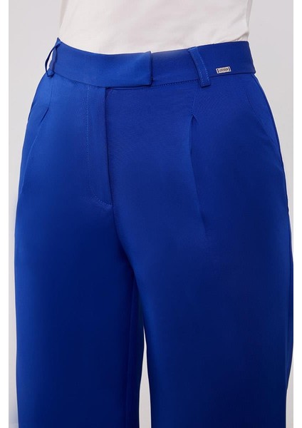 Saks Gizli Düğmeli Kumaş Pantolon