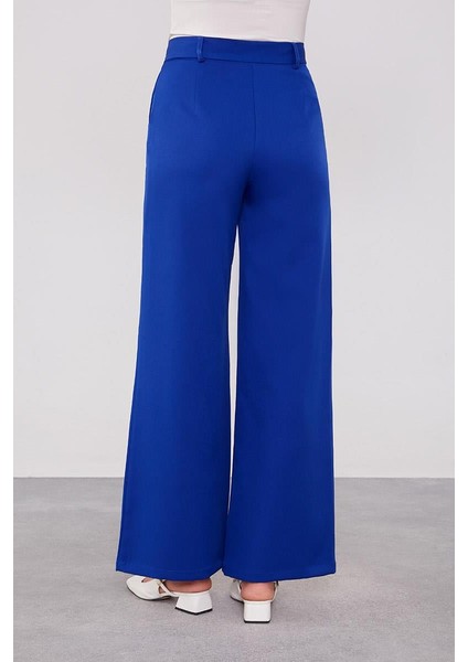 Saks Gizli Düğmeli Kumaş Pantolon