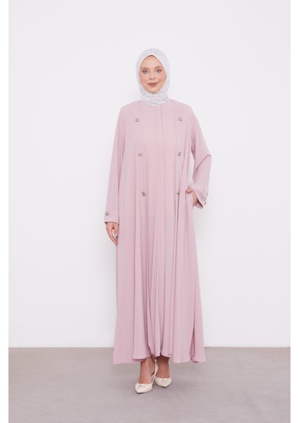 Pudra Düğme Detay Ferace fiyatları