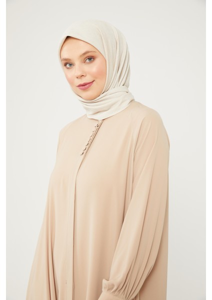 Camel Düğme Kapamalı Ferace fırsatları