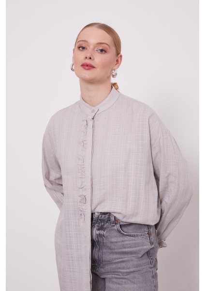 Taş Patı Fırfırlı Gömlek modelleri