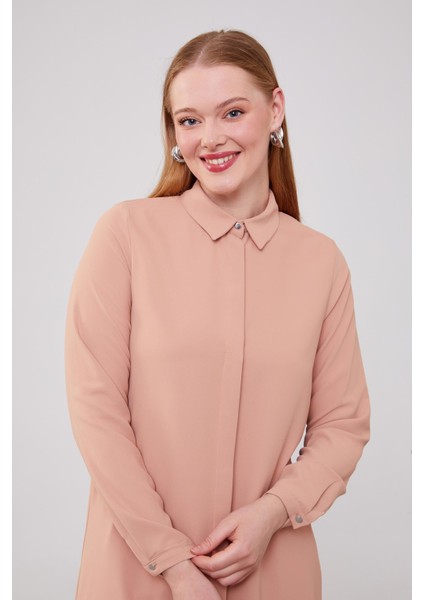 Somon Şifon Tunik