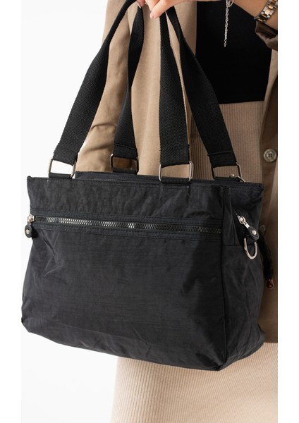 Kadın Büyük Boy Suya Dayanıklı Krinkıl Kumaş Çapraz ve Omuz Askılı Çanta modelleri