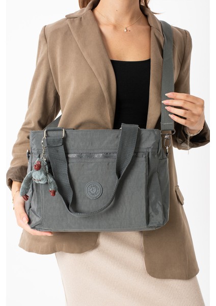 Kadın Büyük Boy Suya Dayanıklı Krinkıl Kumaş Çapraz ve Omuz Askılı Çanta fiyatları