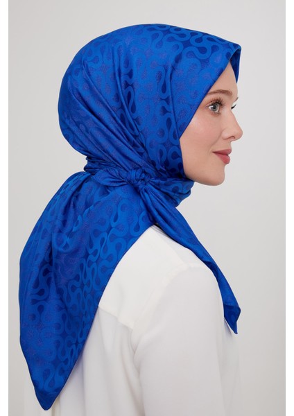 Saks S Desen Krstal Jakar Eşarp